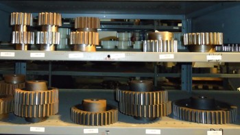 LOT OF 6 Pitch Spur Gear, Plain Bore, Union Gear, 15-30 tooth