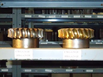 LOT OF 6 Pitch Bronze Worm Gear, BWG, Union Gear