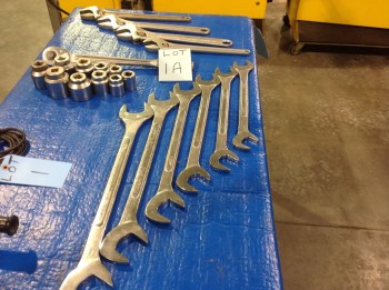 Large set of cresent wrenches, Craftsman Proto-Socket set