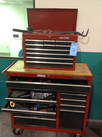 Craftsman portable tool box w/ contents