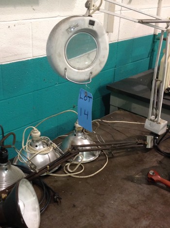 Lot of (5) shop lights