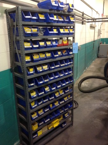 Nuts & Bolts part bin w/ contents