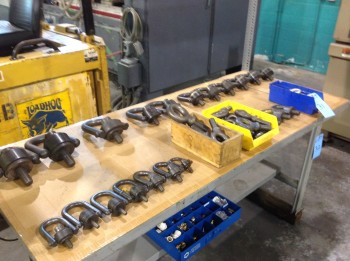 Lot of swivel EYE Bolts