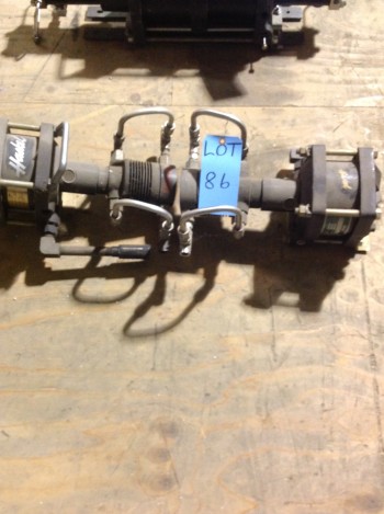 Lot of (2) Haskel Gas boosters