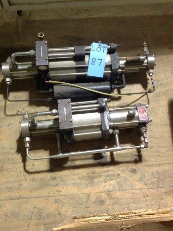 Lot of (2) Maximator Gas boosters