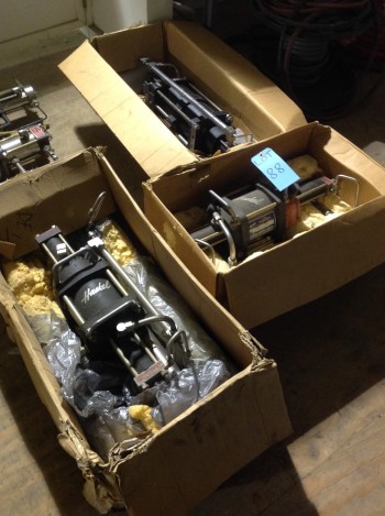 Lot of (3) Haskel Gas boosters