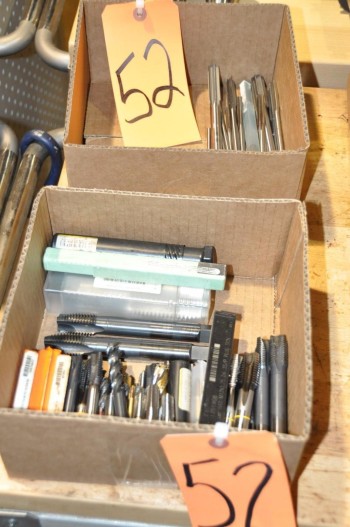Lot-Taps and Reamers in (2) Boxes