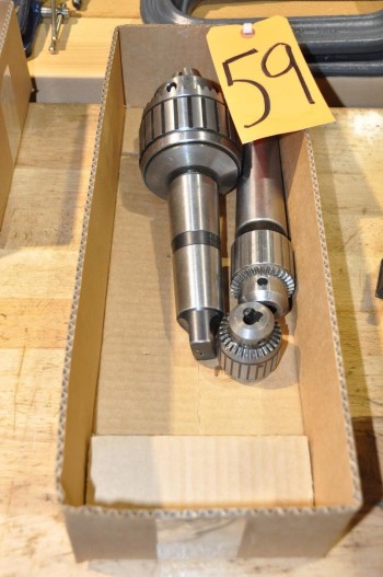 Lot-(3) Drill Chucks in (1) Box