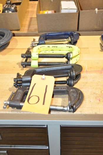 Lot-(8) C-Clamps