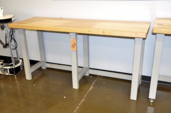 Hardwood Top Bench