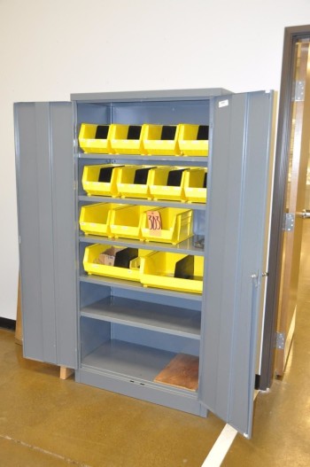 2-Door Cabinet with Tool Steel Contents