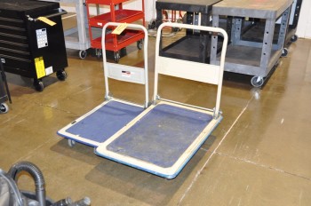 Lot-(2) Flat Carts