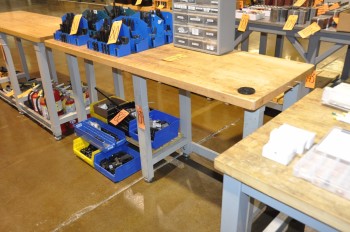 Hardwood Top Bench