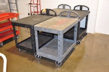 Lot-(4) Shop Carts