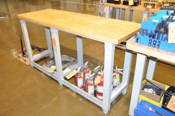 Hardwood Top Bench