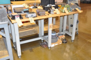 Hardwood Top Bench