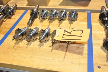 Lot-(10) ERICKSON CAT 40 Tool Holders