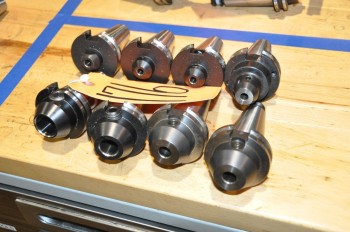 Lot-(8) ERICKSON CAT 40 Tool Holders
