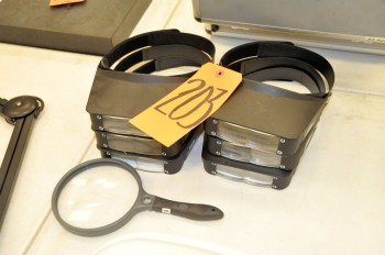 Lot-(6) Magnifying Visors