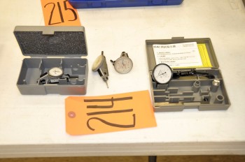 Lot-(3) INTERAPID and (1) MITUTOYO Dial Gages