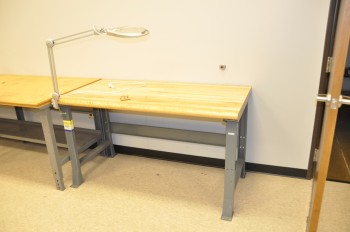 Hardwood Top Bench