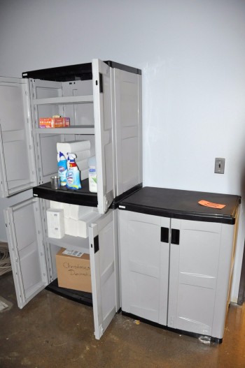 Lot-(3) SUNCAST 2-Door Cabinets