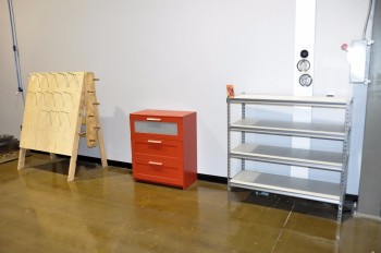 Lot-Section Shelving, Bookcase and A-Frame Stand