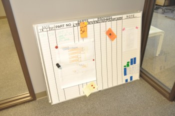 Lot-(3) Wall Hanging Dry Erase Boards