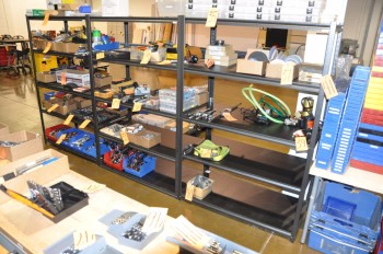Lot-(3) Sections Shelving