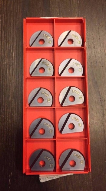 10 Pieces of Brand New Sandvik 25mm Ball Nose Inserts Part # R216F-2560E-L P10A