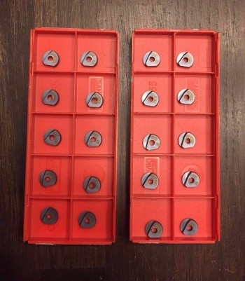 20 Pieces of Brand New Sandvik 8mm Ball Nose Inserts Part # R216F-0824E-L P10A
