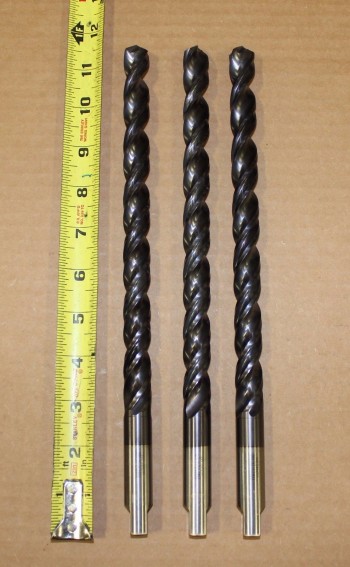 3 Brand New Guhring 16mm Diameter Cobalt Drill With TiAlN Coating