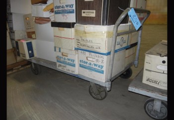 Lot-(3) 5\' Flat Bed Carts