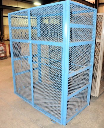 Enclosed Portable Shelving Unit