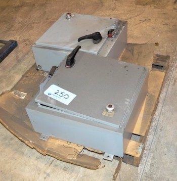 Lot-(2) Electrical Control Boxes