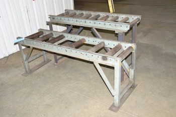 Lot-(2) Roller Conveyors