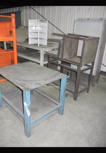 Lot-(3) Steel Stands in (1) Row