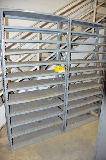 Lot-(4) Sections Shelving