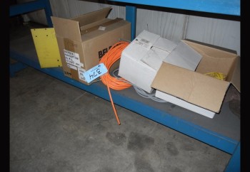 Lot-Nut and Bolt Hardware on (1) Section Shelving (Shelving not included)