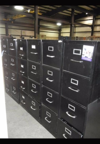 Lot-(6) 4-Drawer File Cabinets