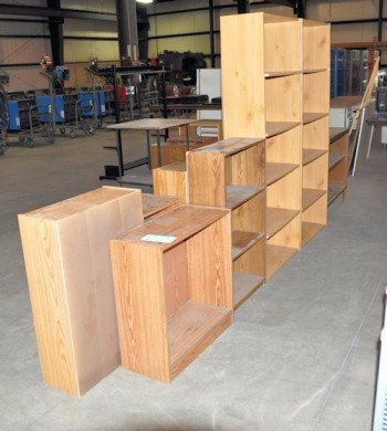 Lot-Wooden Bookcases