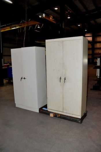 Lot-(3) 2-Door Supply Cabinets