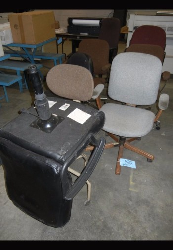 Lot-(8) Swivel Chairs