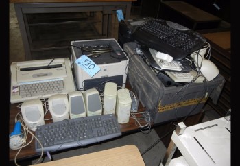 Lot-Printer, Typewriter, Paper Shredder, Keyboards and Mice
