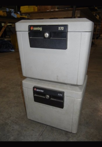 Lot-(2) Sentry Safes Model 1170 with (1) common key