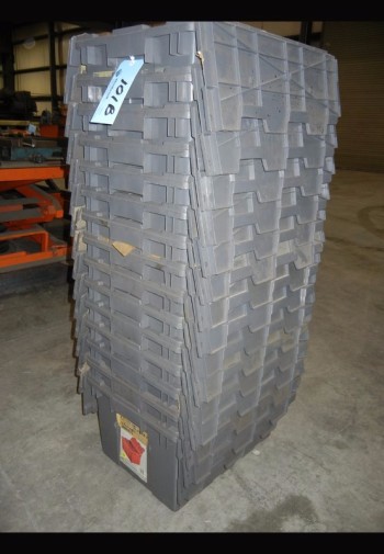 Lot-(15) Plastic bins