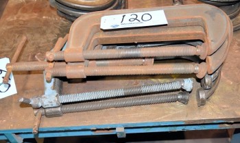 Lot-(4) C-Clamps in (1) Stack
