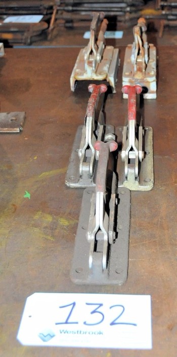 Lot-(5) Fixture Clamps in (1) Row