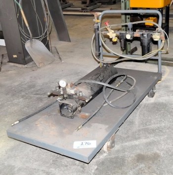 Hydraulic Pump with Cart