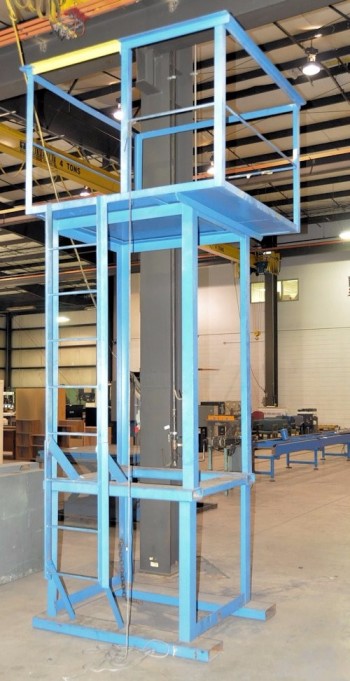 Extended Height Man Lift Platform Forklift Attachment